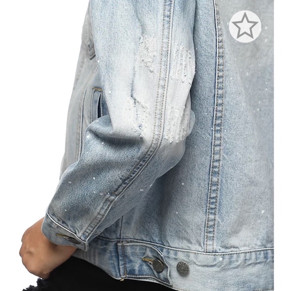 Civil Regime Splatter Patches Denim Jacket - Picture 5 of 7